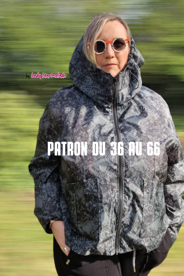 Le Pack, Lady Carioca, la veste blouson féminine avec Extension doublure et Capuche