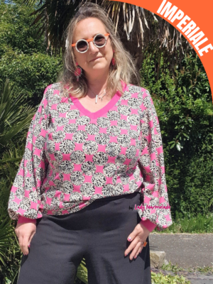 Madison, la blouse aux Manches Pagode (Impériale)