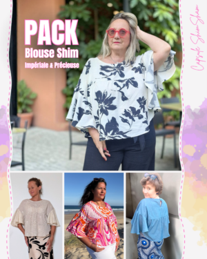 Shim, la blouse aux manches patineuses (Pack)