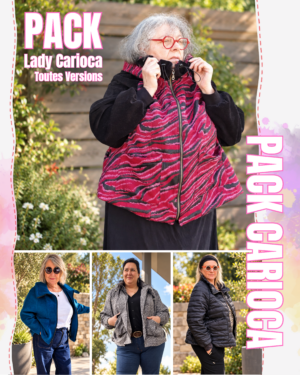 Le Pack, Lady Carioca, la veste blouson féminine avec Extension doublure et Capuche